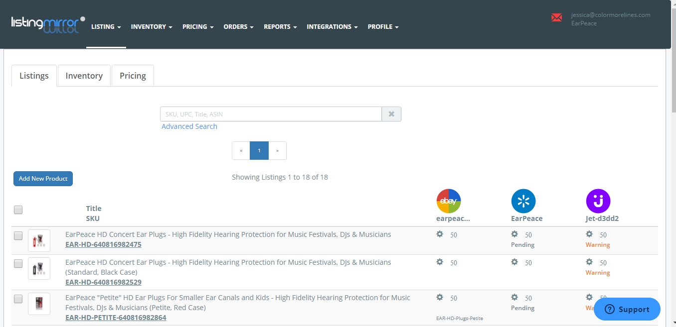 Listing Mirror Expert
